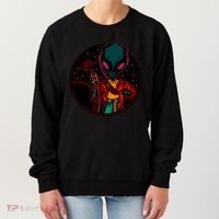 Neon Space Alien Women's Sweatshirt thumb 0