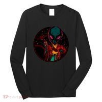 Neon Space Alien Long Sleeve Shirt thumb 0