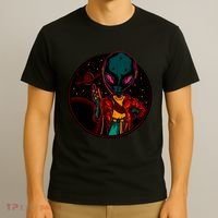 Neon Space Alien T-Shirt thumb 3