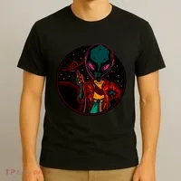 Neon Space Alien T-Shirt thumb 3