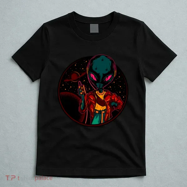 Neon Space Alien T-Shirt
