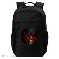 Neon Space Alien Backpack thumb 0