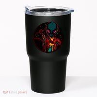 Neon Space Alien Tumbler thumb 0