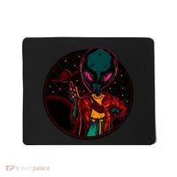 Neon Space Alien Mousepad thumb 0