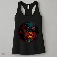Neon Space Alien Women's Tank Top thumb 3