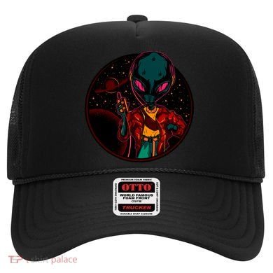 Neon Space Alien Hat