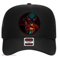 Neon Space Alien Hat thumb 0