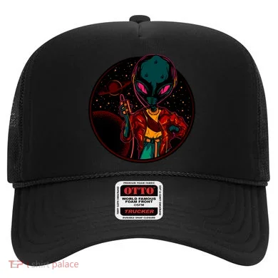 Neon Space Alien Hat