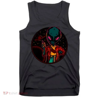 Neon Space Alien Tank Top