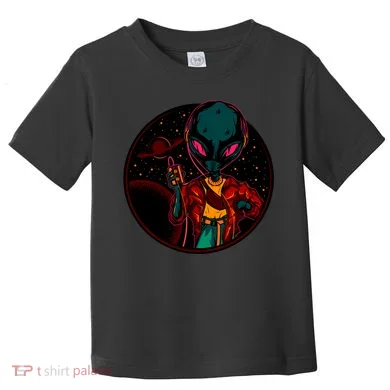 Neon Space Alien Toddler T-Shirt