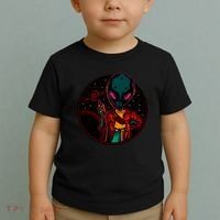 Neon Space Alien Toddler T-Shirt thumb 2