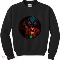 Neon Space Alien Kids Sweatshirt thumb 0