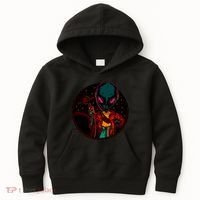Neon Space Alien Kids Hoodie thumb 0