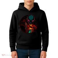Neon Space Alien Kids Hoodie thumb 4