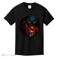 Neon Space Alien Kids T-Shirt thumb 0