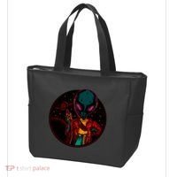 Neon Space Alien Tote Bag thumb 3