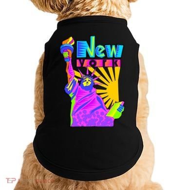 Neon Statue of Liberty Doggie Tank