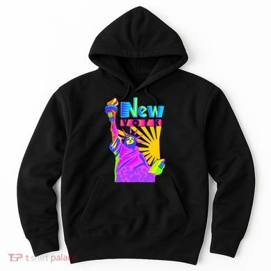 Neon Statue of Liberty Hoodie