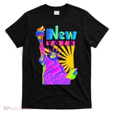 Neon Statue of Liberty T-Shirt