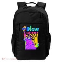 Neon Statue of Liberty Backpack thumb 0
