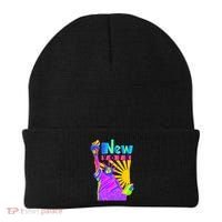 Neon Statue of Liberty Beanie thumb 0