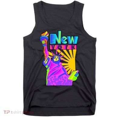 Neon Statue of Liberty Tank Top