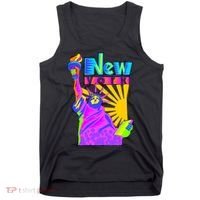 Neon Statue of Liberty Tank Top thumb 0