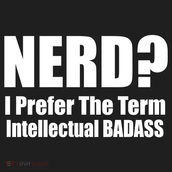 Nerd? I Prefer Intellectual Bad ass Golf Towel