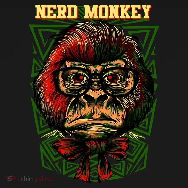 Nerd Monkey Doggie Tank