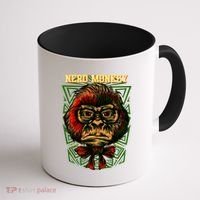 Nerd Monkey Coffee Mug thumb 1