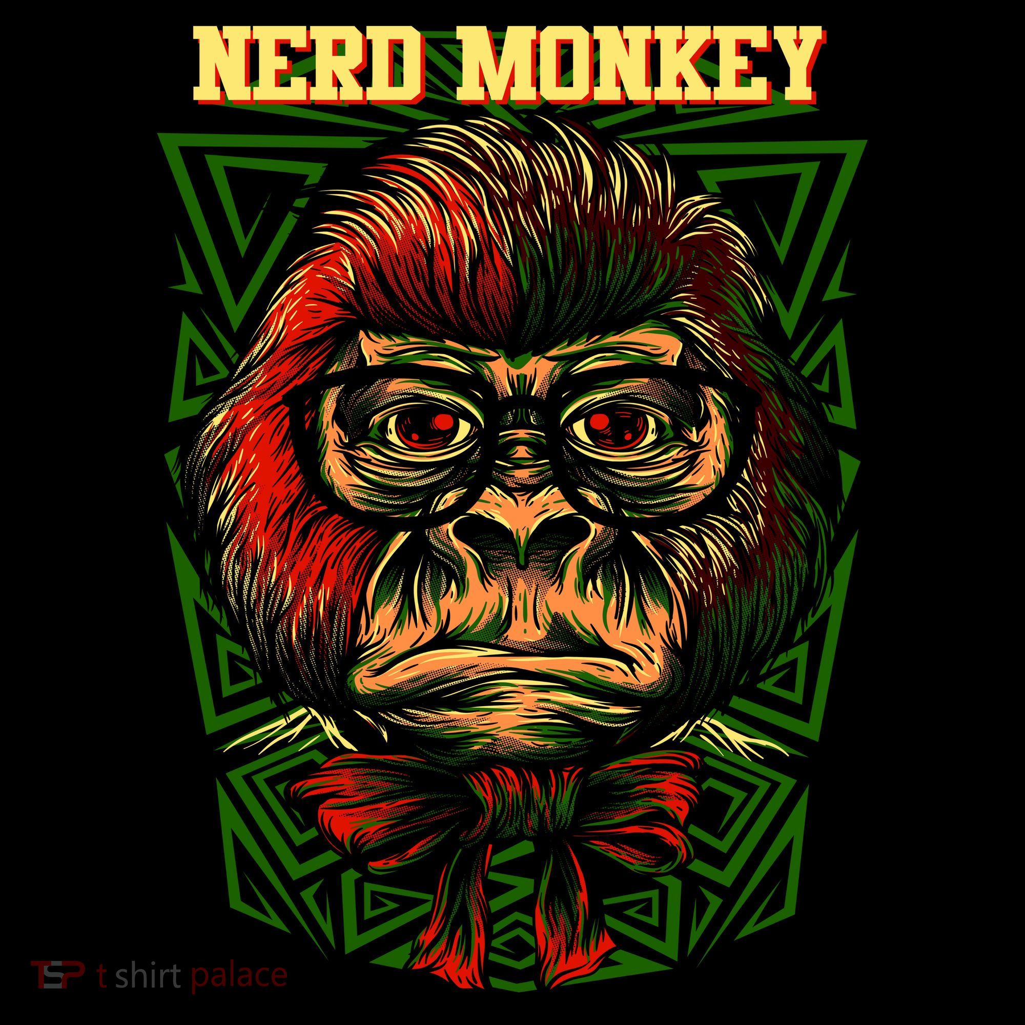 Nerd Monkey Pajama Set