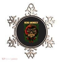 Nerd Monkey Ornament thumb 0