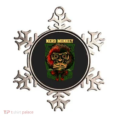 Nerd Monkey Ornament