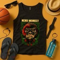 Nerd Monkey Tank Top thumb 4