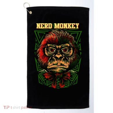 Nerd Monkey Golf Towel