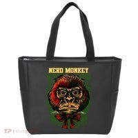 Nerd Monkey Tote Bag thumb 0