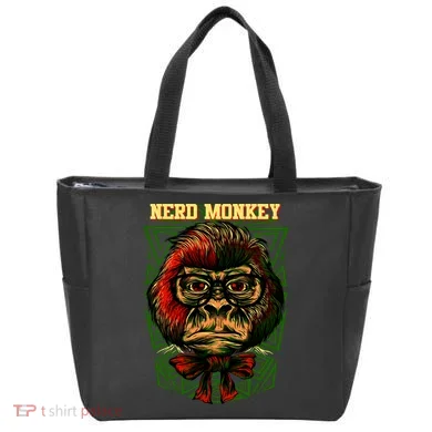 Nerd Monkey Tote Bag