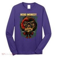 Nerd Monkey Long Sleeve Shirt thumb 0