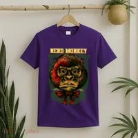 Nerd Monkey T-Shirt thumb 2
