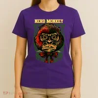 Nerd Monkey T-Shirt thumb 4