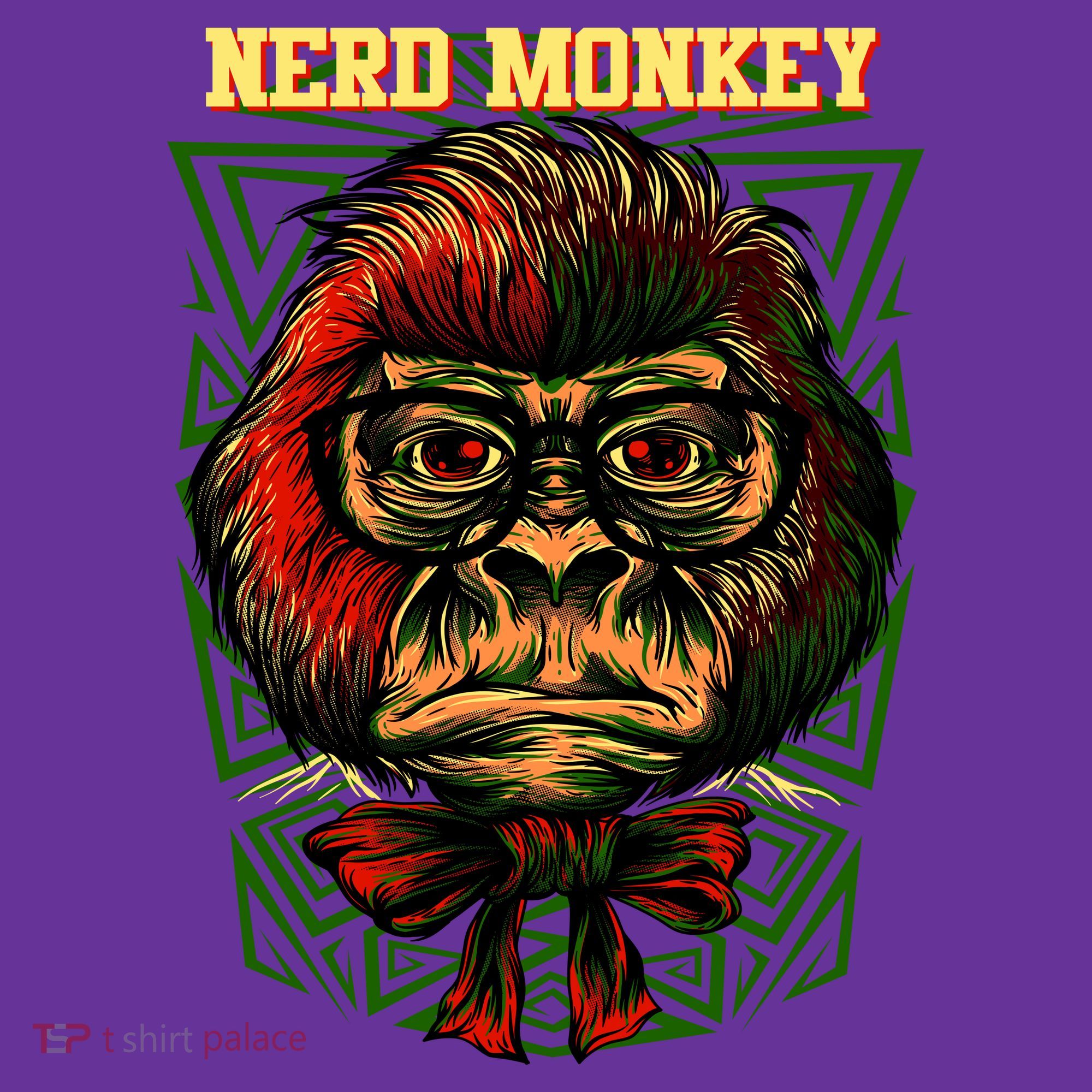 Nerd Monkey Toddler Hoodie