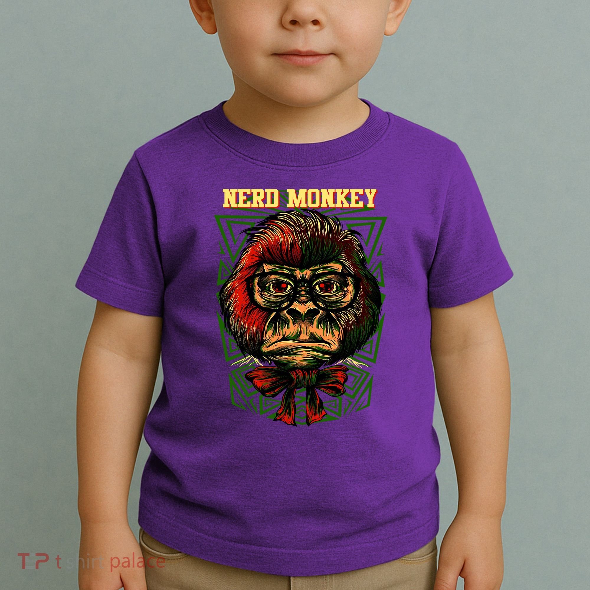 Nerd Monkey Toddler T-Shirt