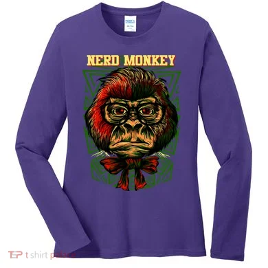 Nerd Monkey Women's Long Sleeve Shirt