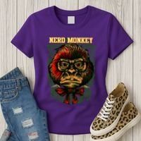 Nerd Monkey Women's T-Shirt thumb 3