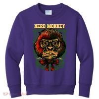 Nerd Monkey Kids Sweatshirt thumb 0