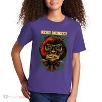 Nerd Monkey Kids T-Shirt thumb 2