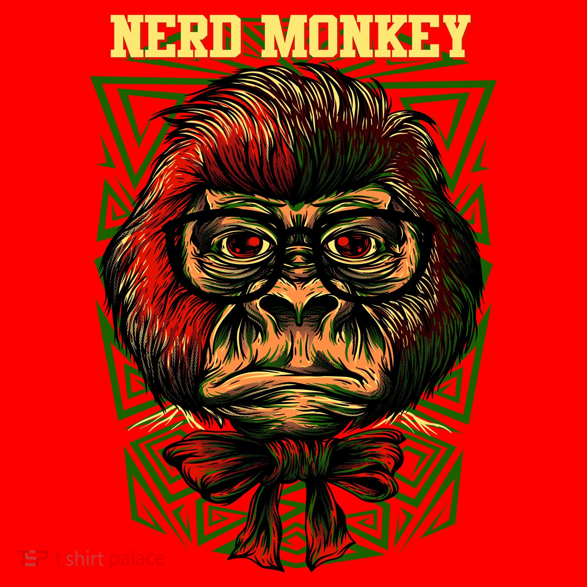 Nerd Monkey Santa Hat