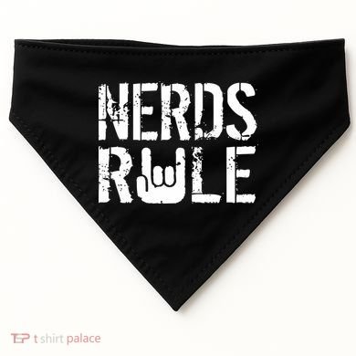 Nerds Rule USA-Made Doggie Bandana