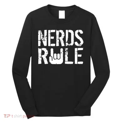 Nerds Rule Long Sleeve Shirt