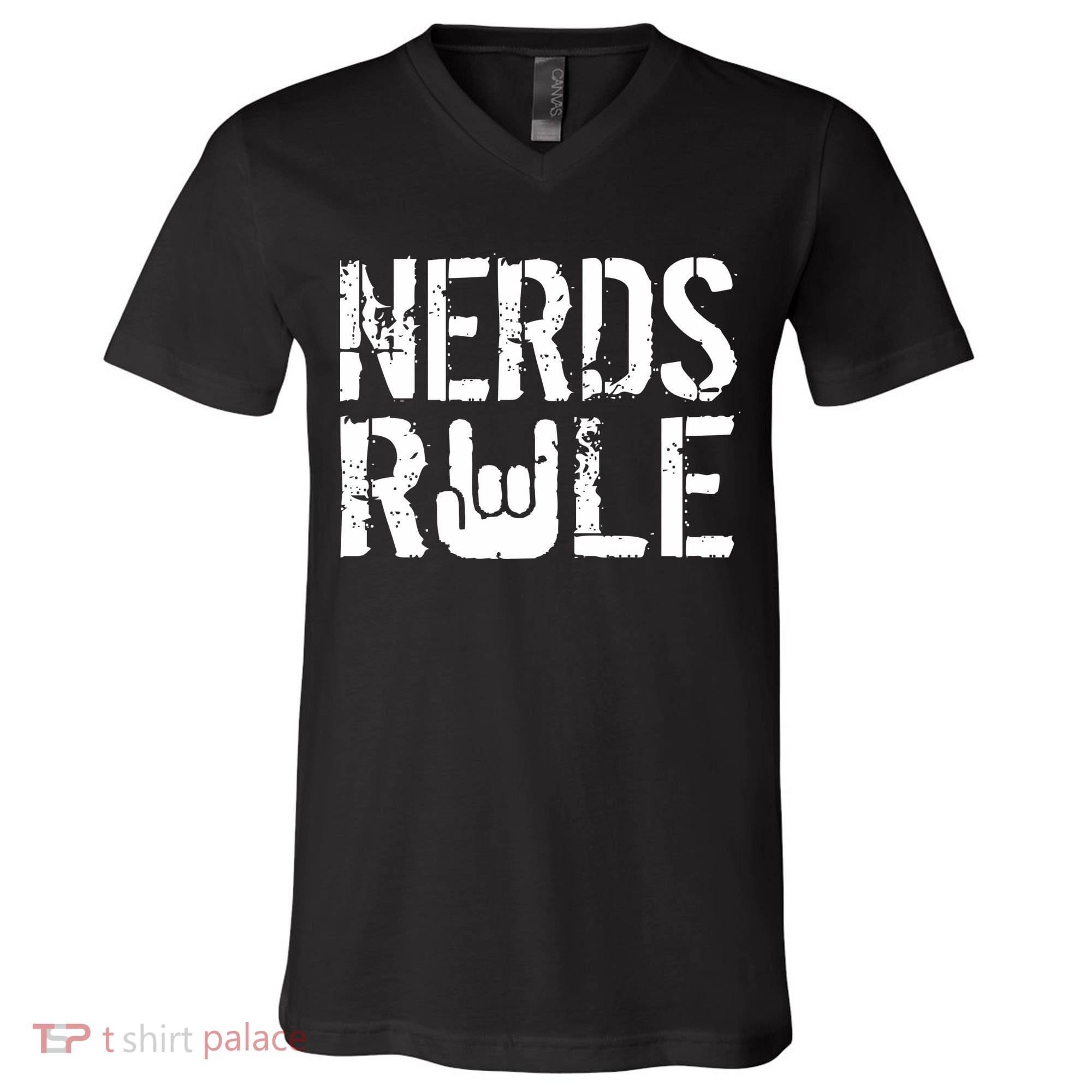 Nerds Rule V-Neck T-Shirt